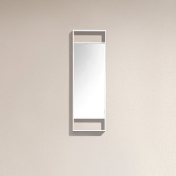 Mattox Shelf Mirror, White