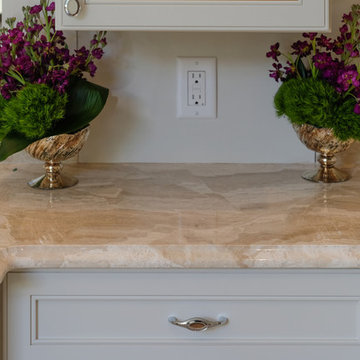 Saginaw Transitional Master Bath Vanity Edge Detail