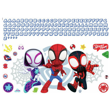 Spidey and His Amazing Friends Headboard Peel and Stick Giant Wall Decal