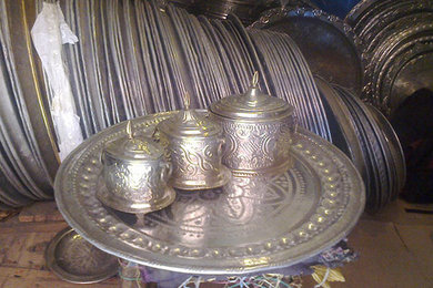 moroccan german silver boxes