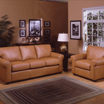 Leather Sofas & Leather Living Room Furniture Sets