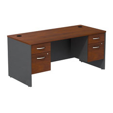 BBF Series C 66" Shell Desk with 2 3/4 Pedestals