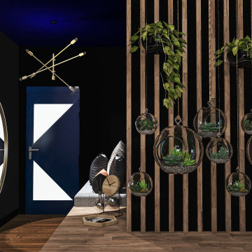 Rénovation d'une maison ambiance industrielle - Entrée