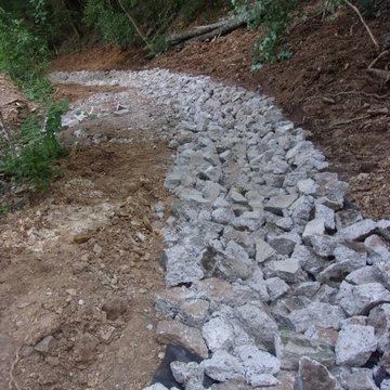 Middle Driveway Replacement & Rip Rap Swale
