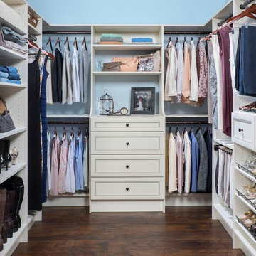 Antique White Walk-in Closet