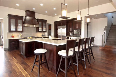 Example of a trendy kitchen design in Other