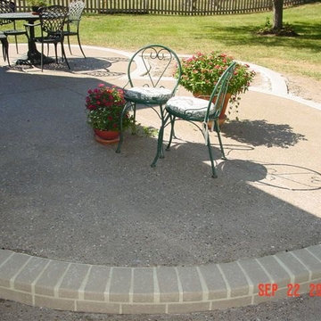 Stenciled Concrete
