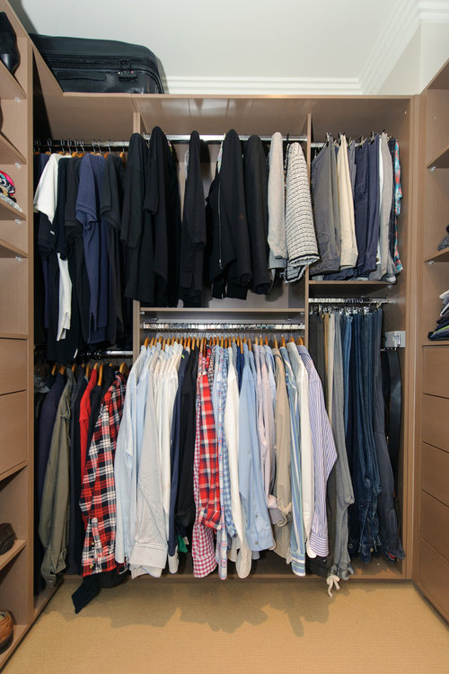 Walk In Wardrobe Makeover Houzz AU
