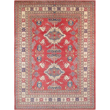 Kazak Collection Hand-Knotted Wool Area Rug, 9'7"x13'4"