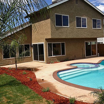 Pool re-do and Hardscape makeover