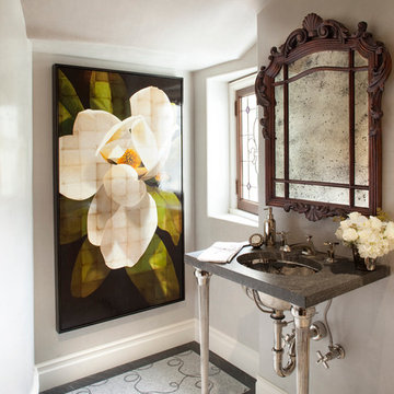 Transitional Powder Room