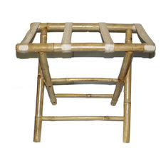 Bamboo Luggage Rack
