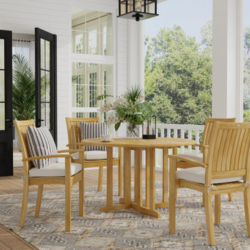 5 pc Barbuda Sussex Teak Dining Set