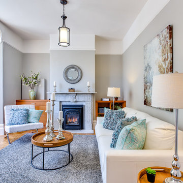 Transitional Living Room