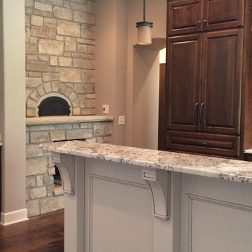 Indoor Custom Installation with CBO-750 DIY Kit by Chicago Brick Oven