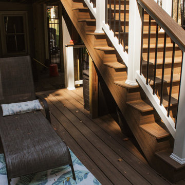 Marietta, GA Deck Resurface and Deck Extension with Trex Enhance Natural Series