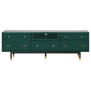 Lala Low TV Stand, Green