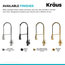 Britt Commercial Style Pull-Down Single Handle Kitchen Faucet Matte Black