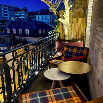 Aménagement d'un balcon Haussmanien à Paris 16