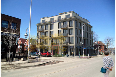 Minimalist home design photo in Ottawa