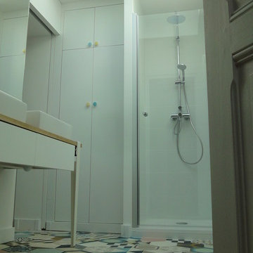 2 salles de douche en 1