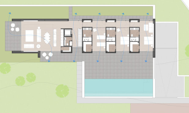 Plano de planta by MOAH Arquitectos