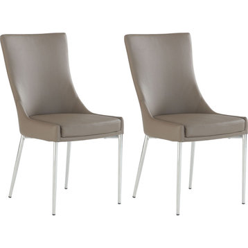Designer Seat Dining Chair (Set of 2) - Light Brown