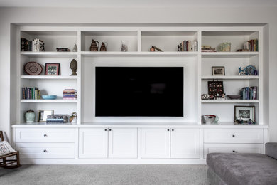 Design ideas for a family room in Other.