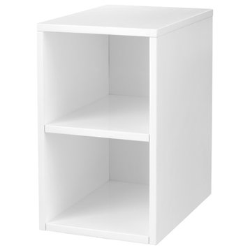 Milan 12" Storage Cabinet (short), Glossy White