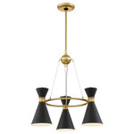 George Kovacs - George Kovacs Conic Three Light Pendant P1823-248 - Three Light Pendant from Conic collection in Honey Gold finish. Number of Bulbs 3. Max Wattage 100.00. No bulbs included. No UL Availability at this time.