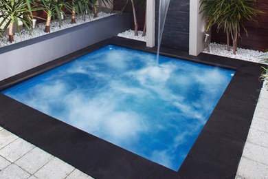 Inspiration for a modern pool in Hobart.