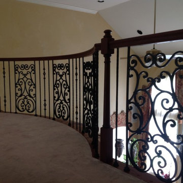 Iron Designs and Balusters w/ Total Rail and Stairs Refinish - Ambler, PA