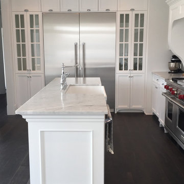 Custom White Victorian Kitchen