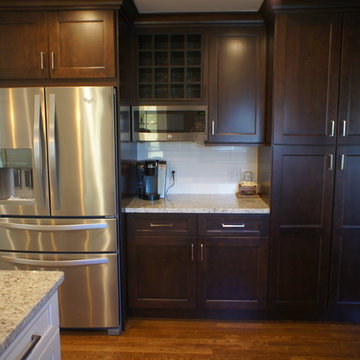 Before & After- Kitchen/Office remodel in Berlin, CT