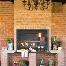 Outside Fireplace
