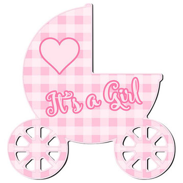 Its A Girl Cupcake And Cake Toppers