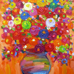 Still-Life with Vase of Flowers - Paintings