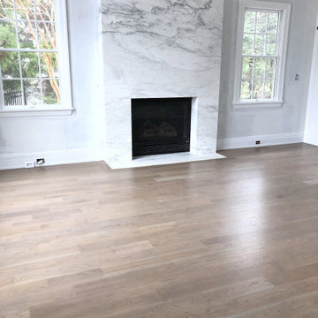 DIX HILLS: 5" WHITE OAK INSTALLED & FINISHED WITH 4 PART CUSTOM STAIN