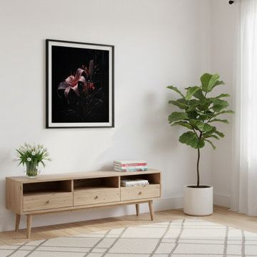 Darkest Desire Floral Wall Art Prints