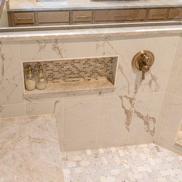 Primary Bathroom Transformation with Custom Walk-In Shower in Independence