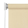 vidaXL Roller Blind Window Shade with Pull Cord Roll up Blackout Blind Cream