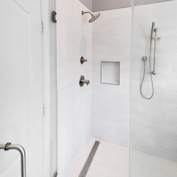 Master Bathroom Remodeled With Stand Alone Tub, Standing Shower & Big Cabinets