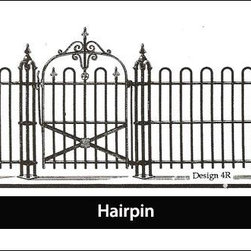 Hairpin Ornamental Iron - Home Fencing And Gates