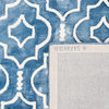 Safavieh Dip Dye Collection DDY538 Rug, Blue/Ivory, 2'3"x6'