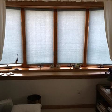 Double Cellular Shades- Robins Egg Blue