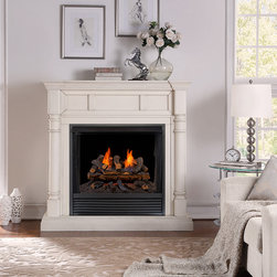 Duluth Forge Vent Free Fireplace with 24 inch Gas Log Sets - Indoor Fireplaces