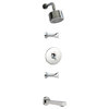 Extend Thermostatic Tub and Shower Set, Polished Chrome
