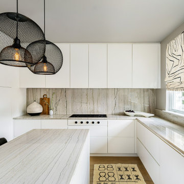 Spacious Kitchen Island: A Centerpiece for Modern Living