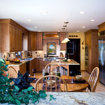 Rustic Contemporary Kitchen in Barrington