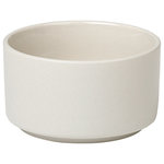 blomus - Pilar Bowl, Set of 4, Moonbeam, Small - Give your dinner the grand entrance it deserves with the PILAR Bowls. Simple yet beautifully designed, these bowls are a stylish way to serve up soups, pastas and more to your hungry guests. When mealtime is over, these bowls stack easily to be stowed in your cabinet or sideboard.